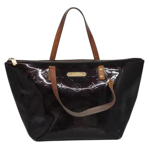 LOUIS VUITTON Monogram Vernis Bellevue PM Hand Bag Amarante M93585 - Picture 2 of 13